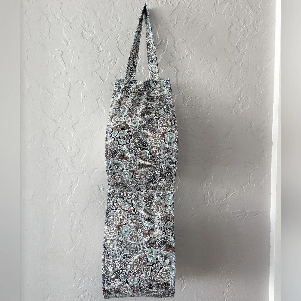 Paisley TP Toilet Paper Towel Holder Storage Solution Guest Bathroom